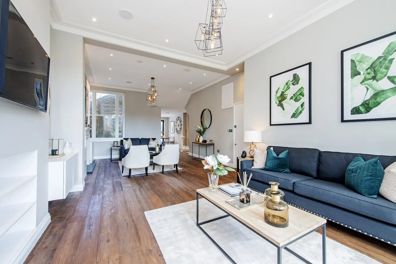 Front reception room after refurbishment
